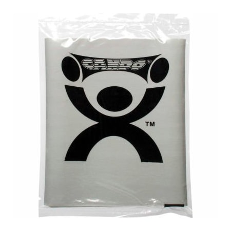 Fabrication Enterprises CanDo Latex Free Pre-Cut Exercise Band, Silver, 48"L Strips, 1/PK 1353864